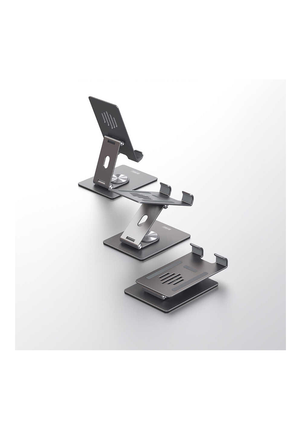 Wiwu ZM106 Taşınabilir Katlanabilir 360 Dönebilen Metal Telefon ve Tablet Standı