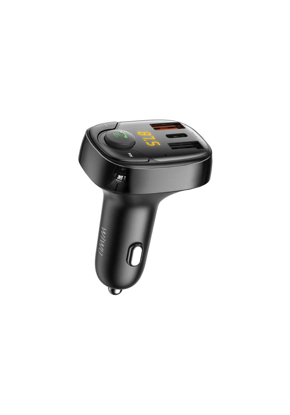 Wiwu PC600 36W Hızlı Şarj Destekli Dijital Göstergeli Bluetooth FM Transmitter