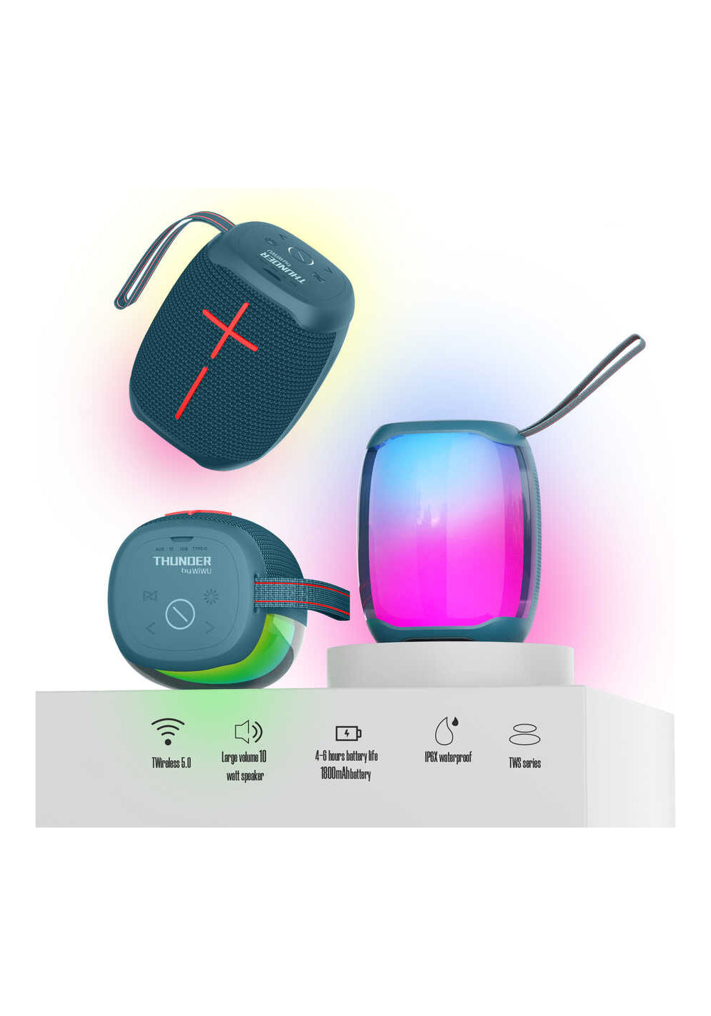 Wiwu P40 Mini Thunder Bluetooth Hoparlör