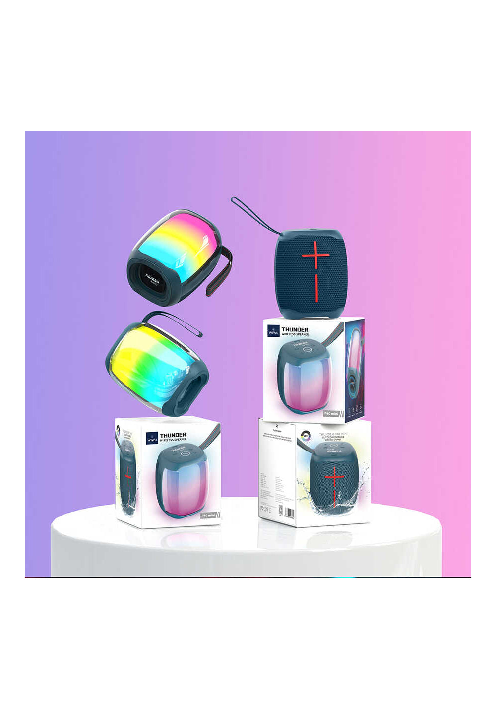 Wiwu P40 Mini Thunder Bluetooth Hoparlör