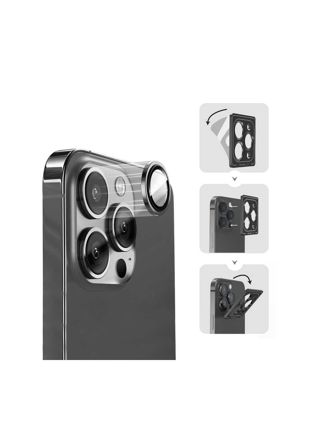 Wiwu iPhone 14 Plus Lens Guard Metal Kamera Lens Koruyucu