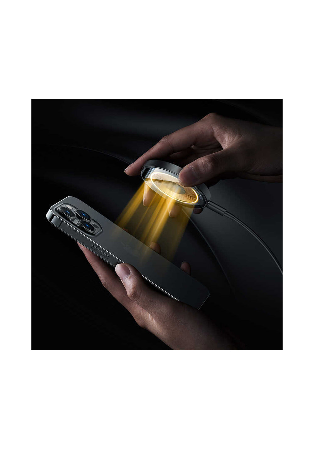 Benks W09 Şeffaf Görünümlü M-safe Wireless Şarj Aleti