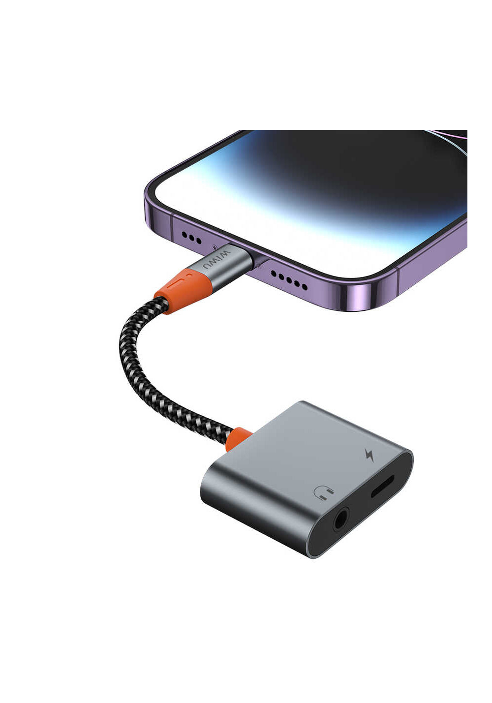 Wiwu LT07 Lightning To 3.5mm Aux Çevirici Ses Adaptörü