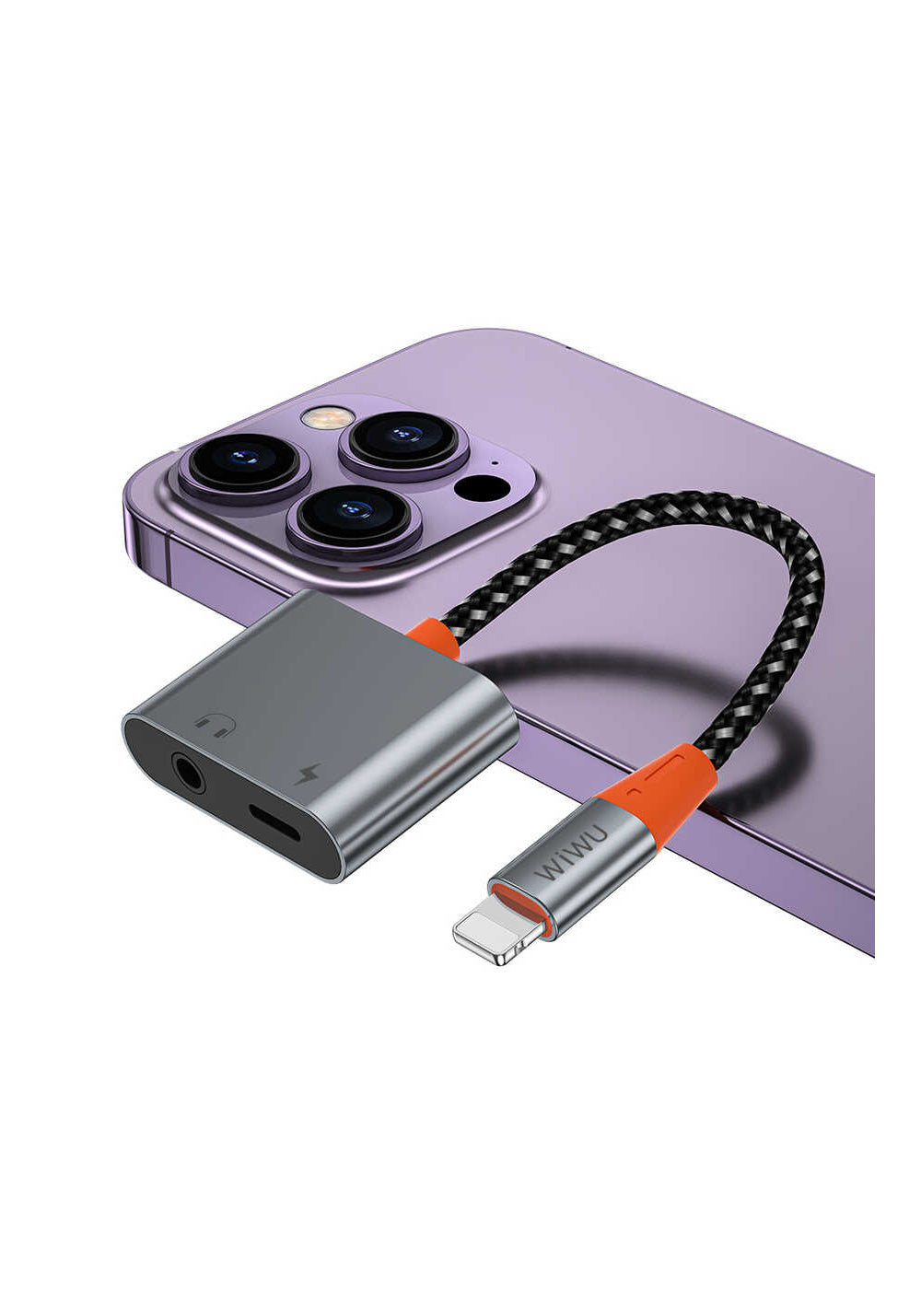 Wiwu LT07 Lightning To 3.5mm Aux Çevirici Ses Adaptörü