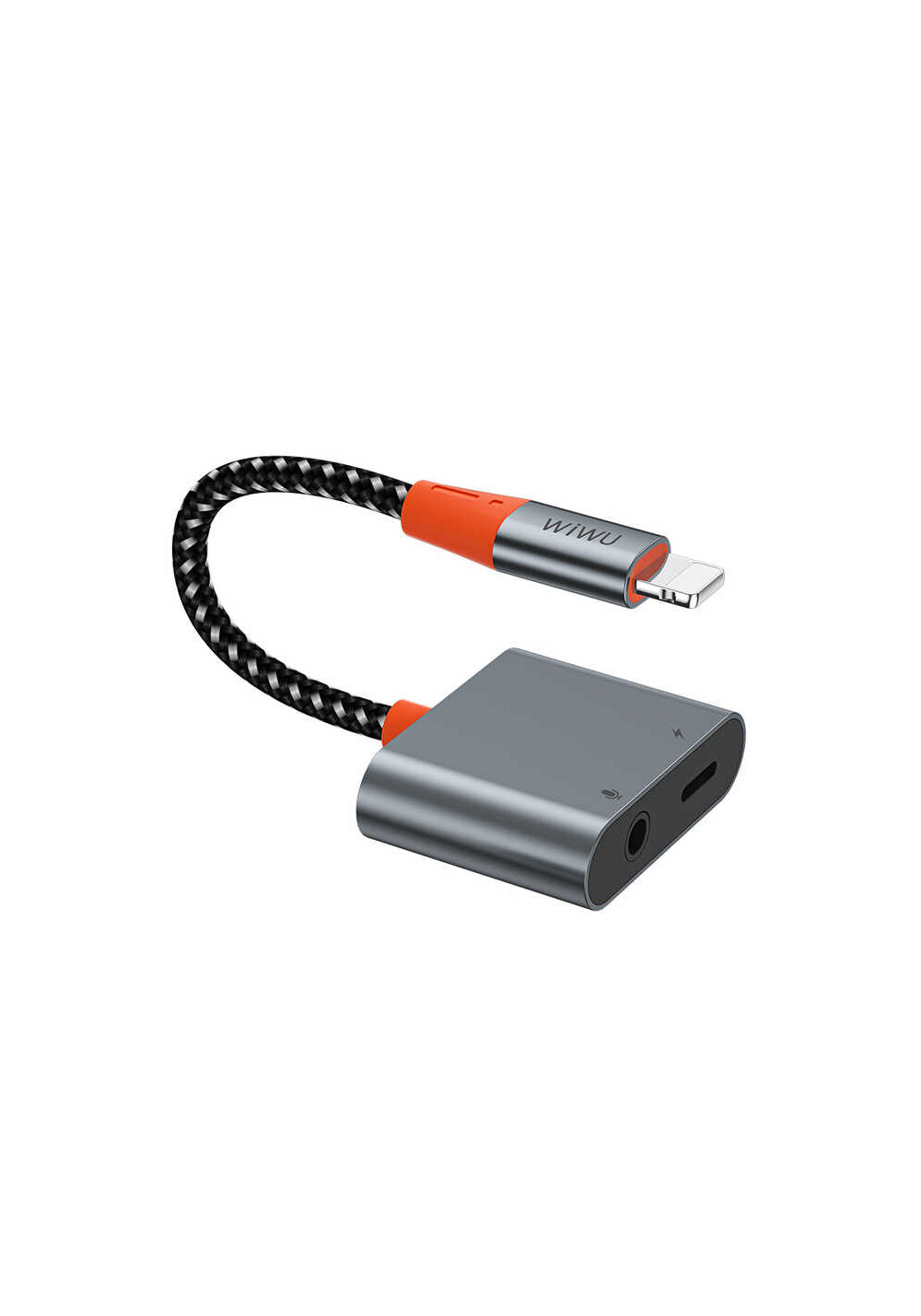 Wiwu LT08 Konuşma Destekli Lightning To 3.5mm Aux Çevirisi Ses Adaptörü