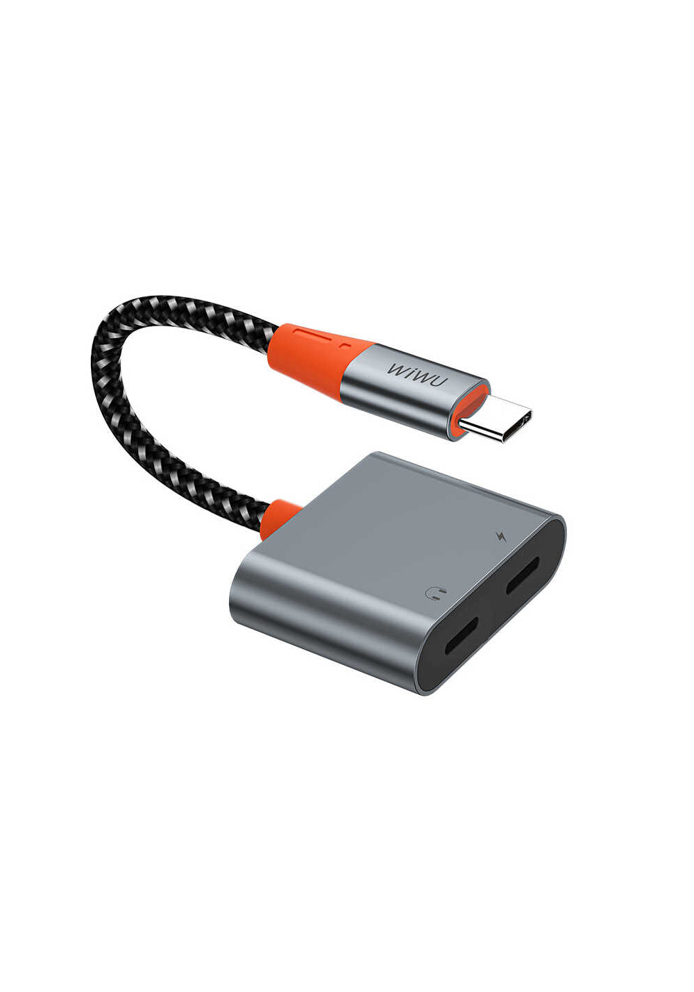 Wiwu LT11 Type-C Şarj Ve Type-C Kulaklık Dönüştürücü Adaptör