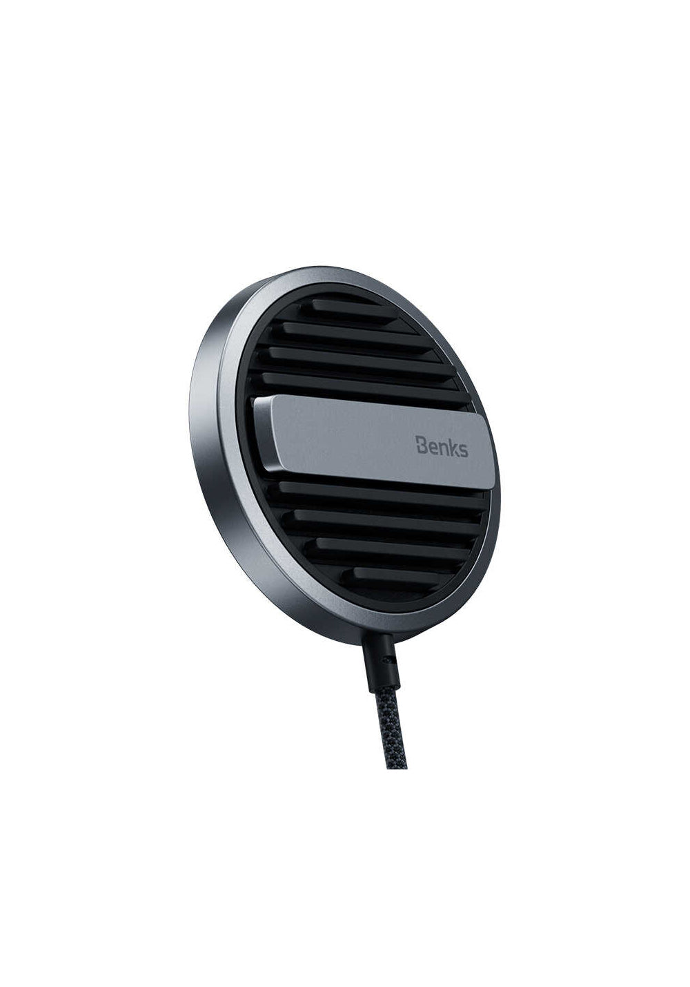 Benks MFM01 MFI Sertifikalı Standlı 15W Hızlı Şarj Özellikli M-safe PD Wireless Şarj Aleti