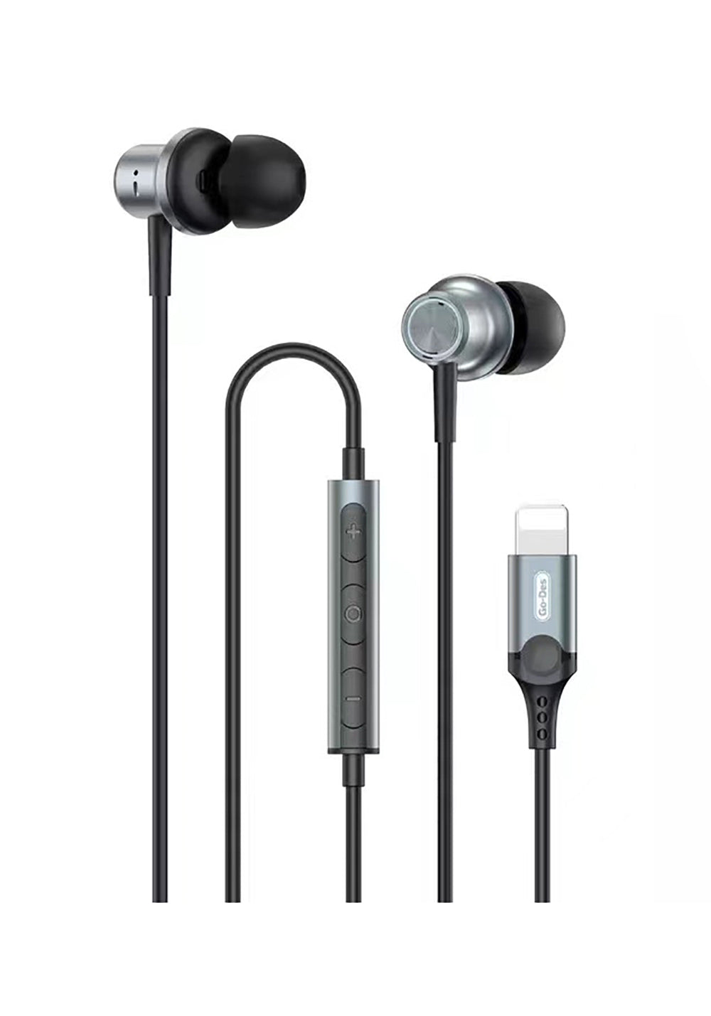 Go Des GD-EP313 Kulakiçi Kablolu Lightning Tak Çalıştır Stereo Kulaklık