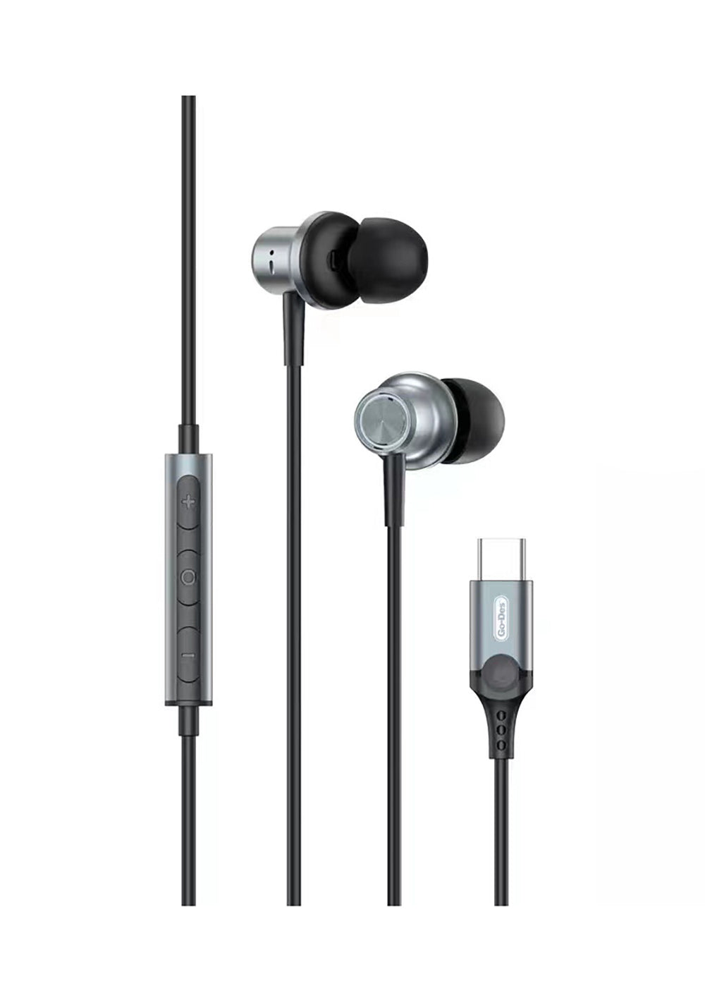 Go Des GD-EP315 Kulakiçi Kablolu Type-C Tak Çalıştır Stereo Kulaklık