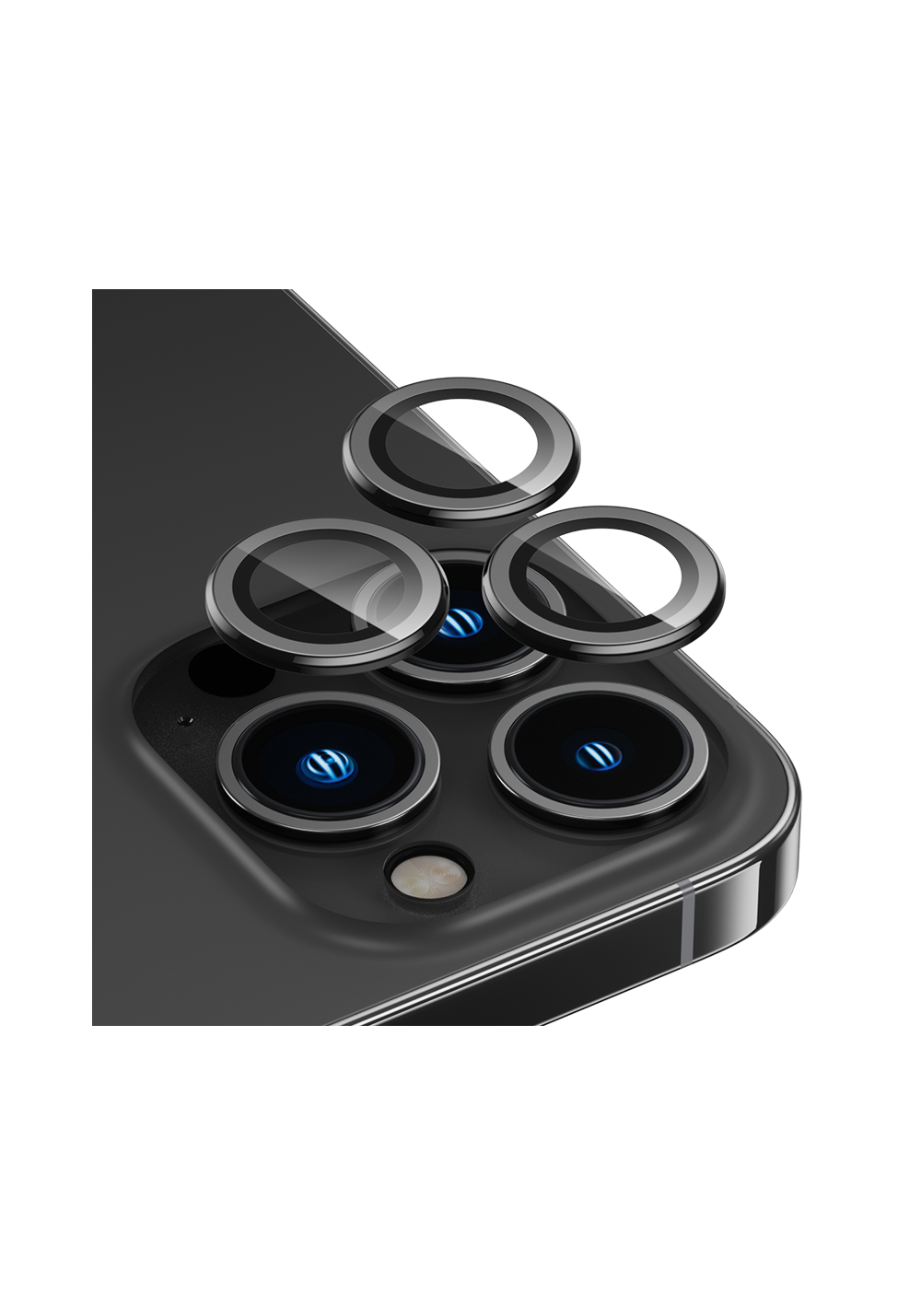 Benks iPhone 14 Pro Max DR Safir Kamera Lens Koruyucu
