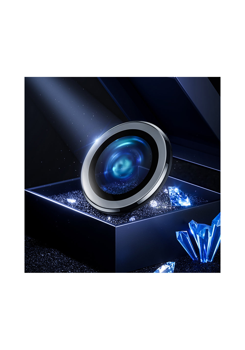 Benks iPhone 14 Pro Max DR Safir Kamera Lens Koruyucu