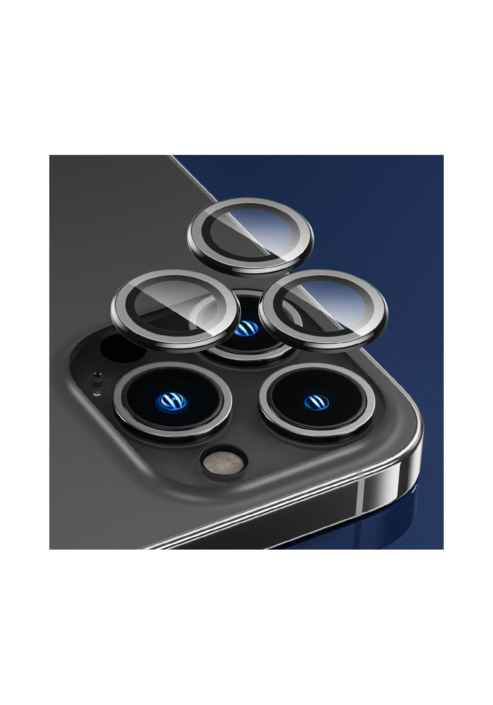 Benks iPhone 14 Pro Max DR Safir Kamera Lens Koruyucu