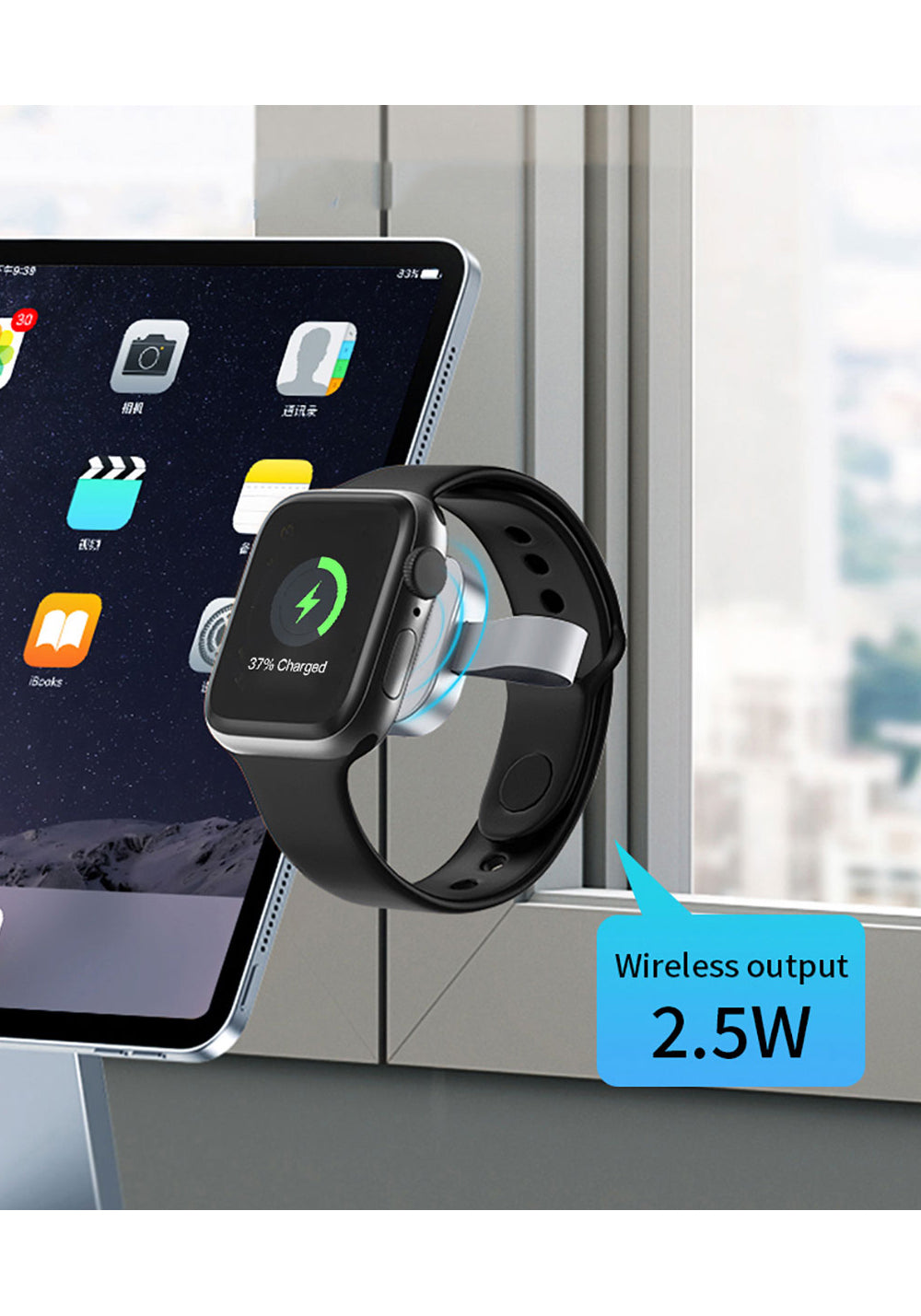 Wiwu M16 Pro Akıllı Saat Mini Wireless Magnetik Şarj Aleti 2.5W