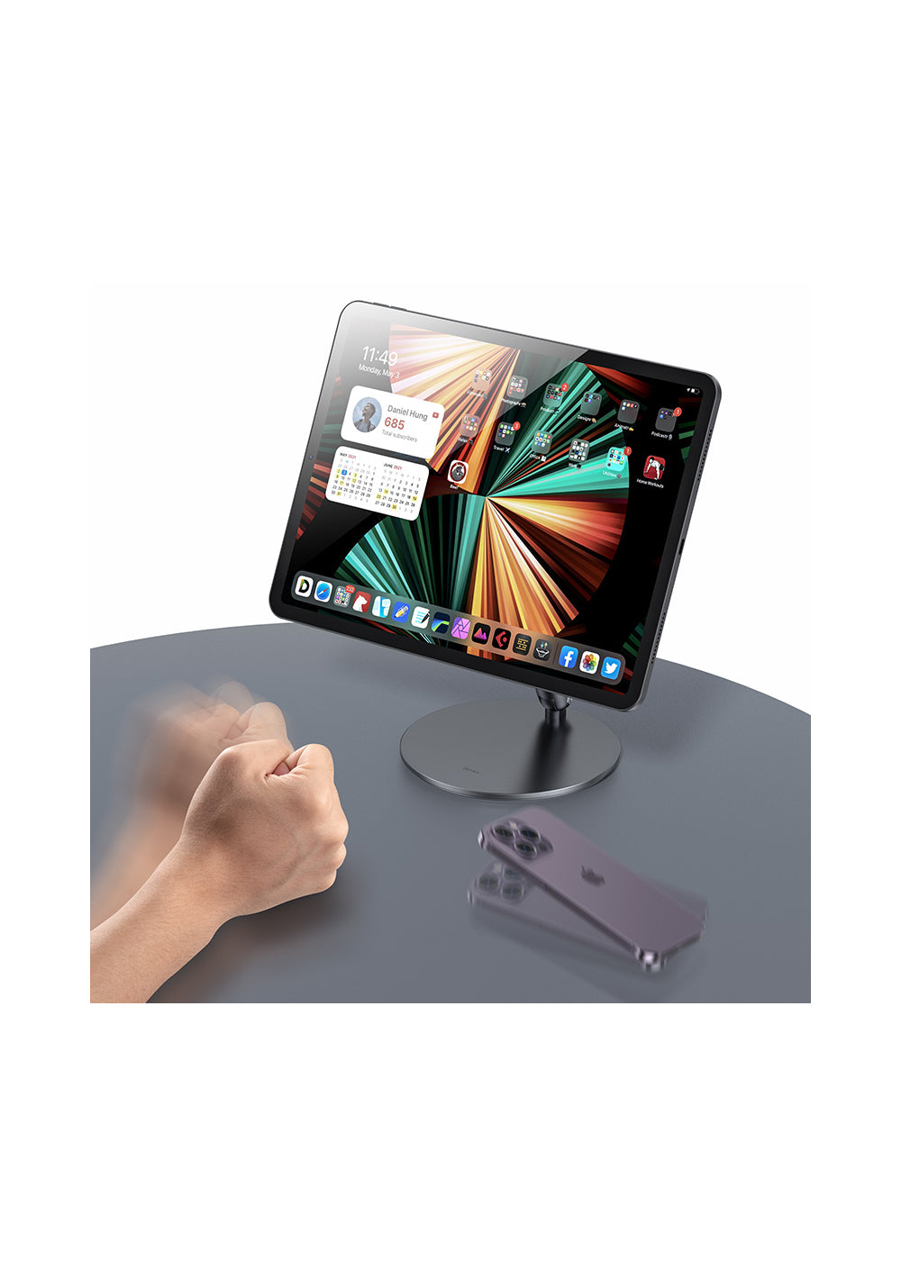 Benks L43 İnfinity Pro Pad 360 Dönebilen Mıknatıslı 11 İnç Tablet Standı