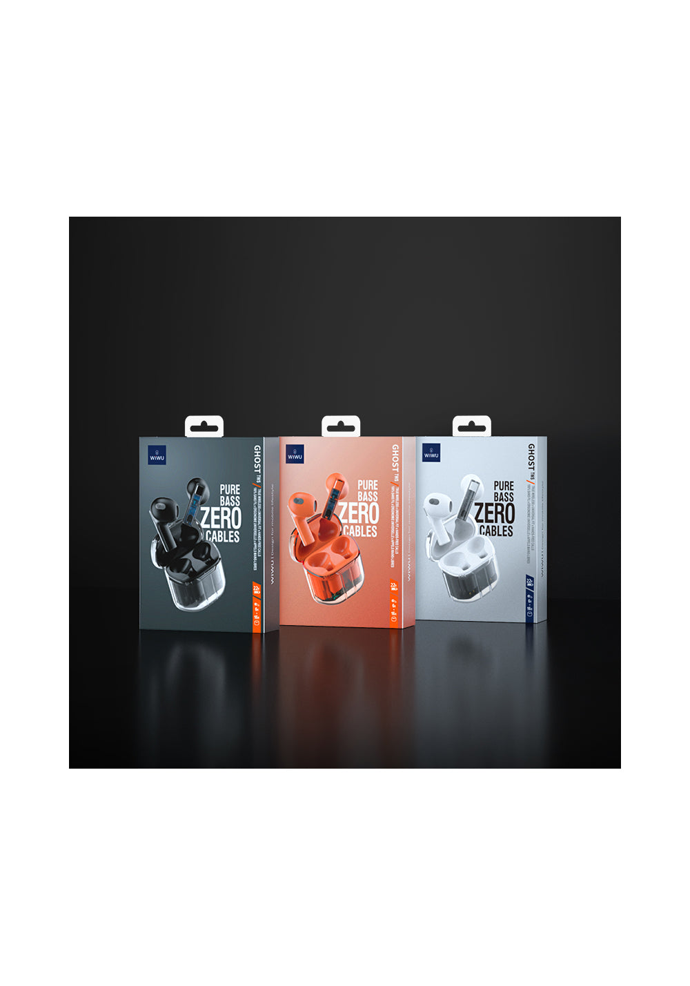 Wiwu TWS11 Şeffaf Ghost Kulak İçi Bluetooth Kulaklık
