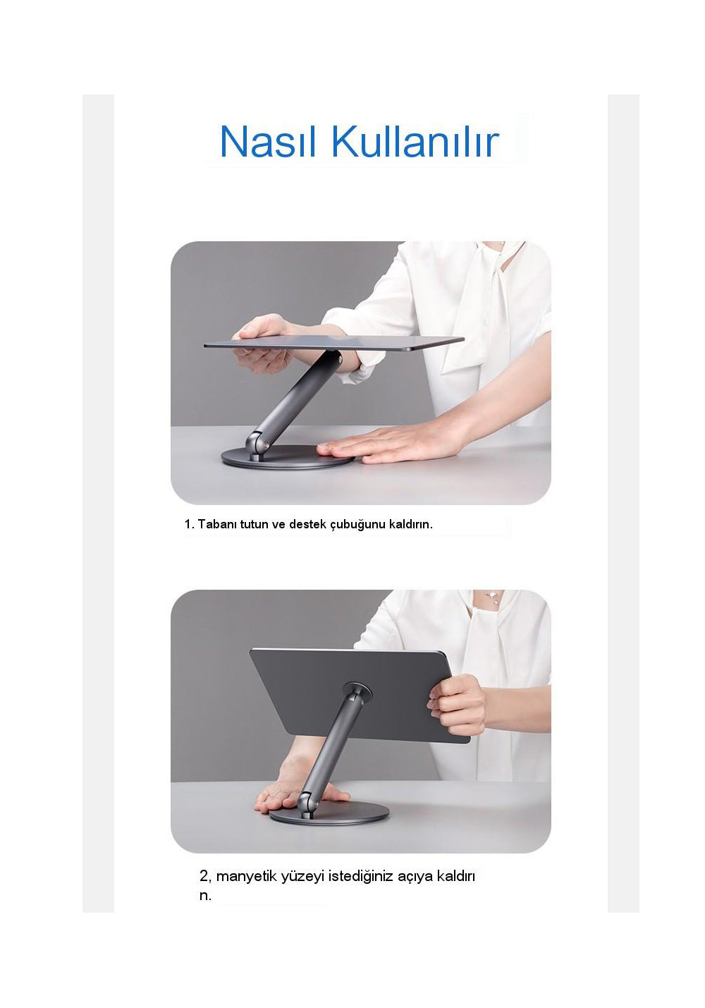 Benks L43 İnfinity Pro Pad 360 Dönebilen Mıknatıslı 12.9 İnç Tablet Standı
