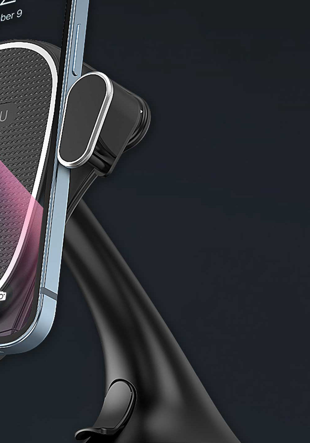 Wiwu CH019 Telefon Ağırlığı İle Çalışan Vantuzlu Tasarım Araç Telefon Tutucu
