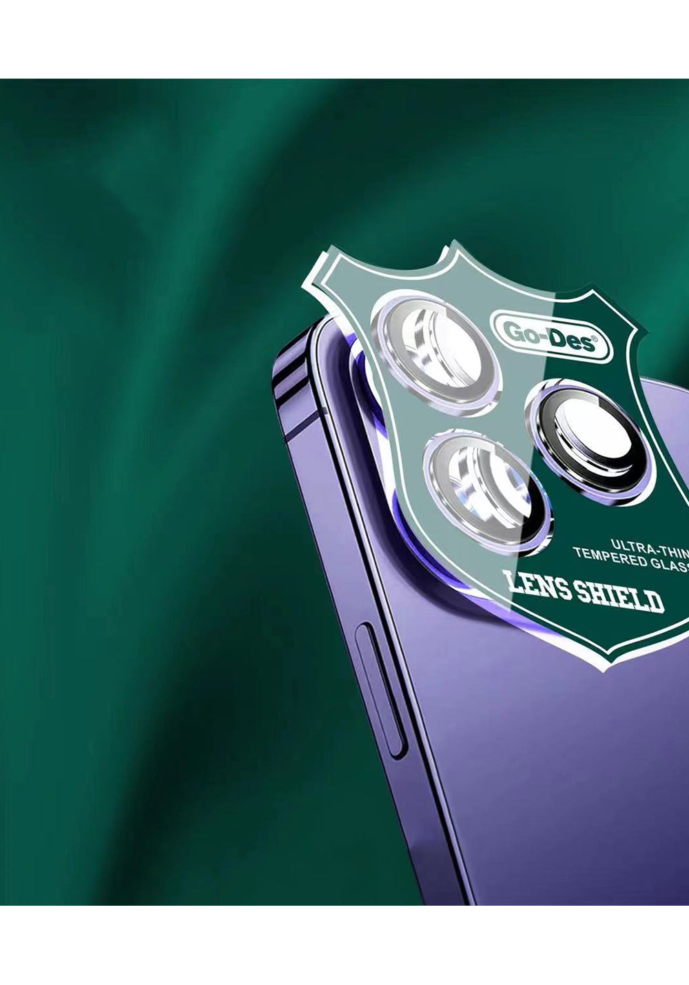 Go Des iPhone 13 Pro Max CL-10 Kamera Lens Koruyucu