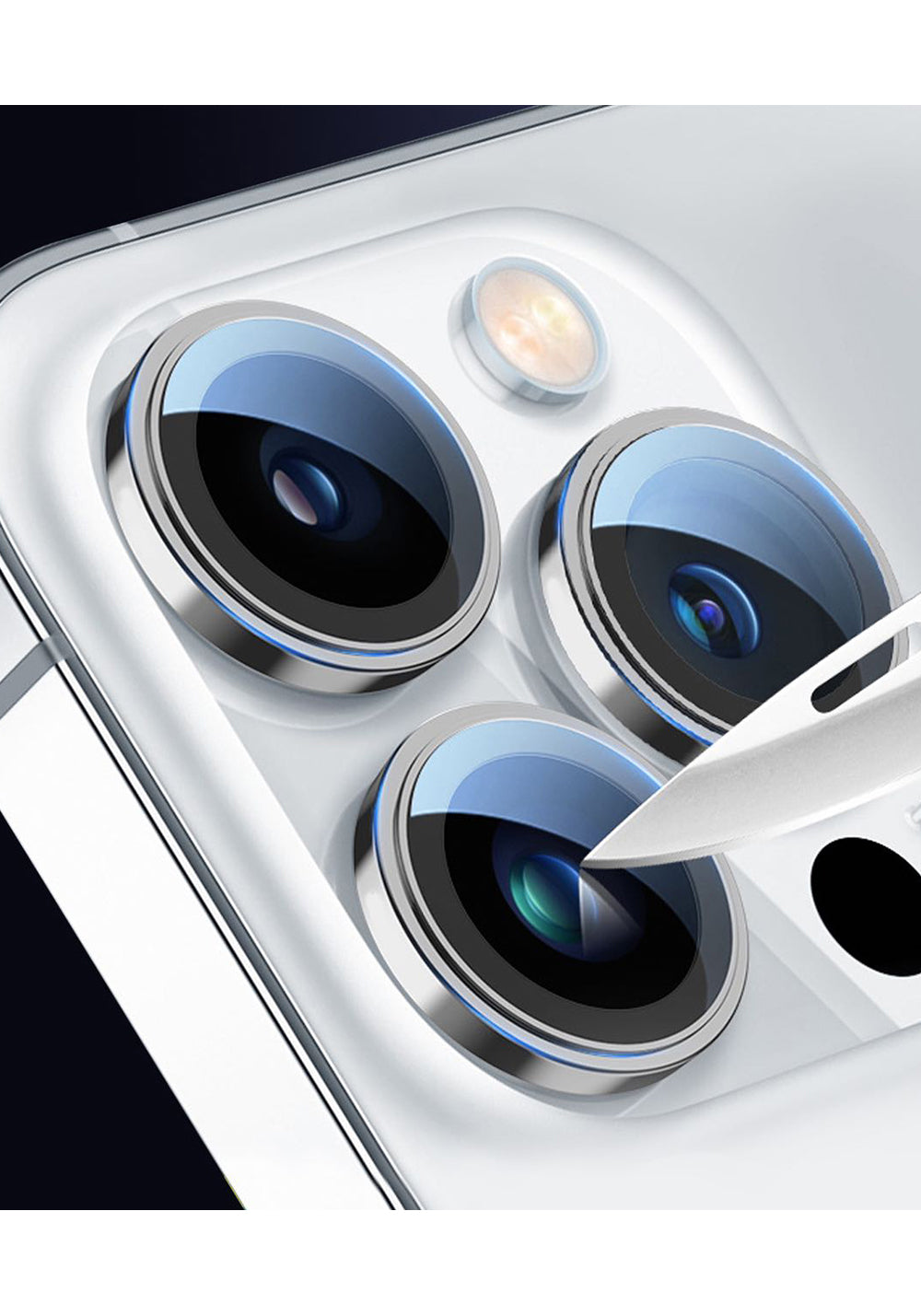 Go Des iPhone 13 Pro Max CL-10 Kamera Lens Koruyucu