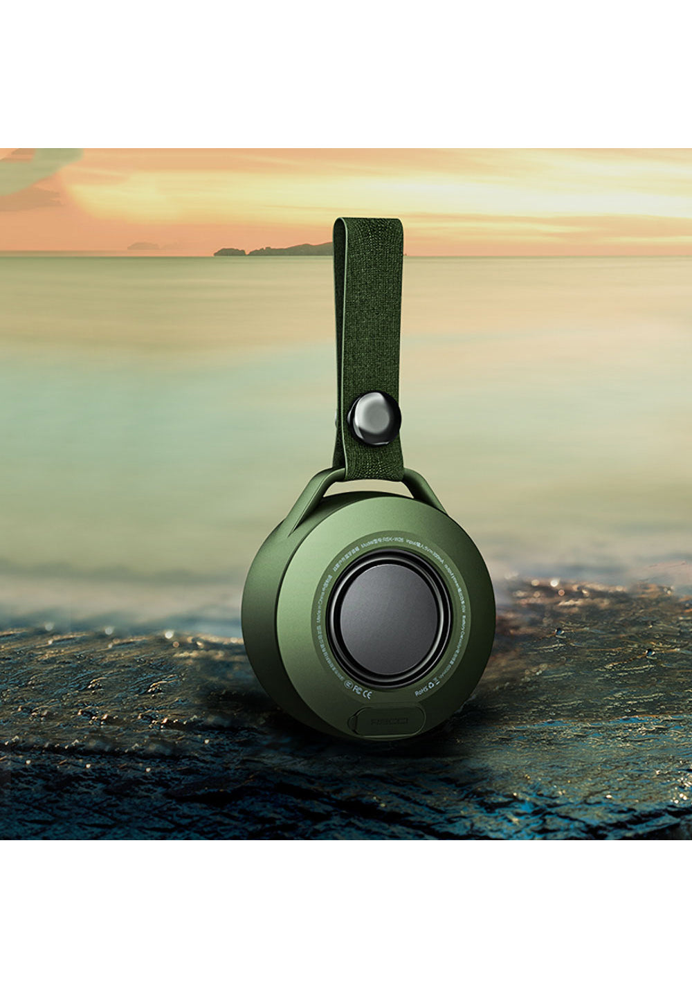 Recci RSK-W26 Battle Hi-Fi Askılı Wireless Bluetooth 5.3 Speaker Hoparlör 600mAh