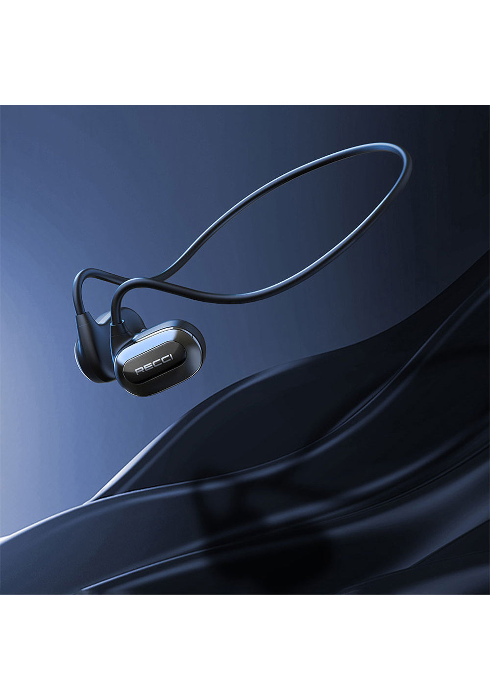 Recci REP-W63 Phantom Hi-Fi HD Ses Kaliteli Hava İletimi Kulak Üstü Bluetooth Kulaklık