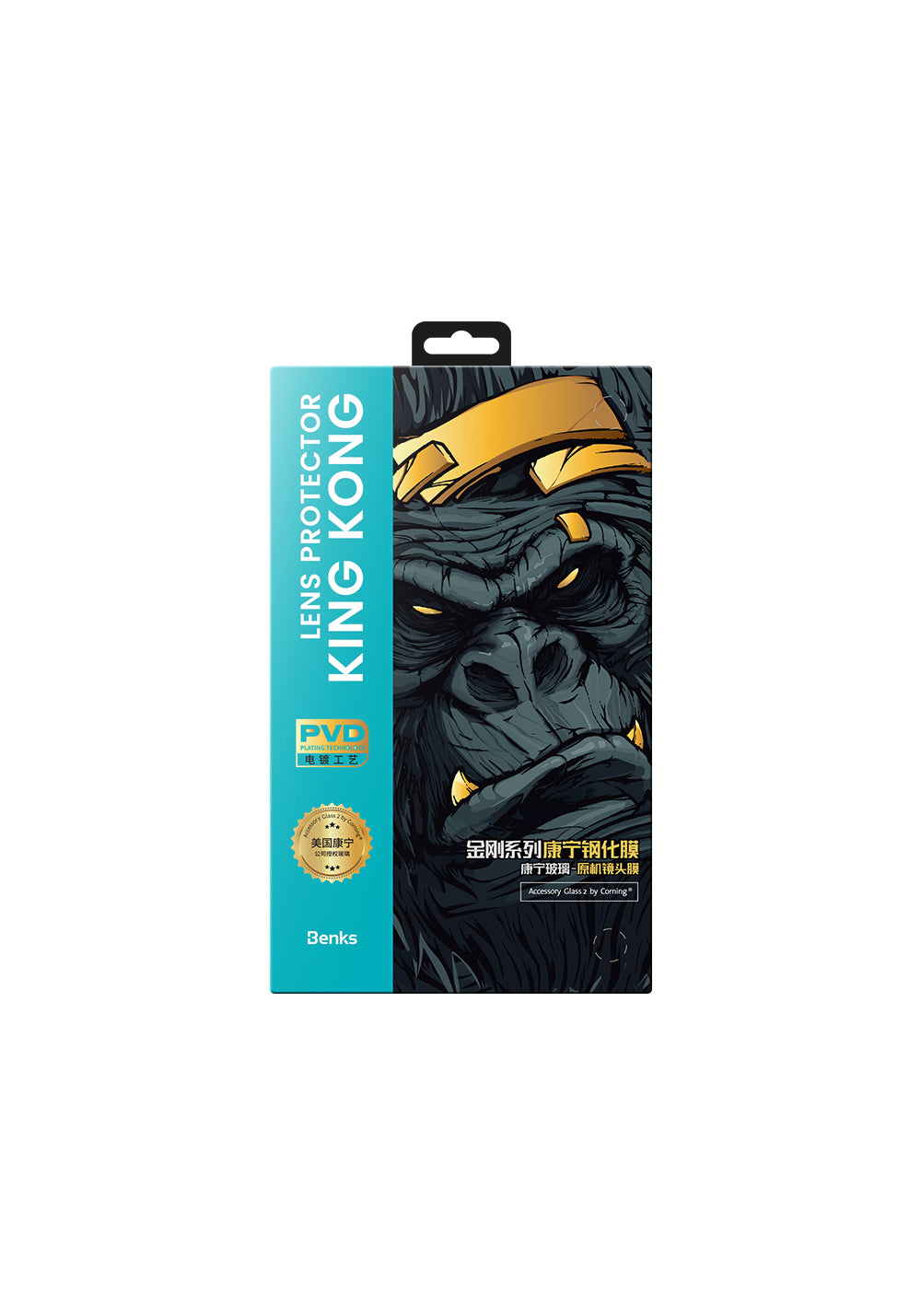 Benks iPhone 14 Pro Max King Kong PVD Kamera Lens Koruyucu