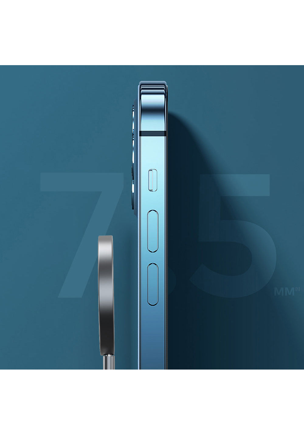 Wiwu M17 Magnetik Intelligent Transparan Wireless Şarj Ultra İnce Şeffaf 15W Android iOS Destekli