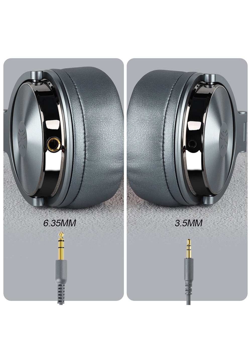 Oneodio Pro 50 Space Gray 3.5mm to 6.35mm DJ Kulaklık