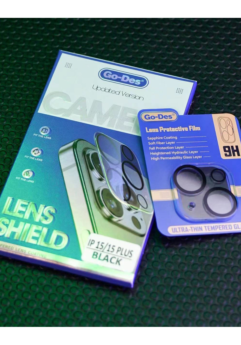 Go Des iPhone 15 Plus Lens Shield CL-14 Kamera Lens Koruyucu