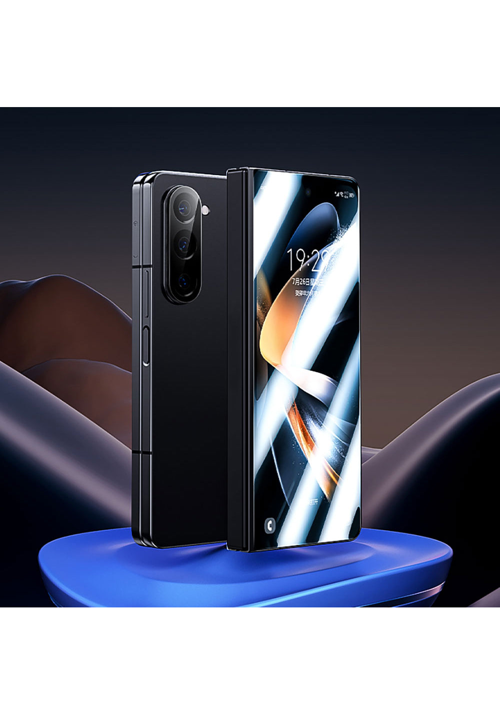 Benks Galaxy Z Fold 5 Combo İkili Set (Corning Ekran Koruyucu + Kamera Lens Koruyucu)