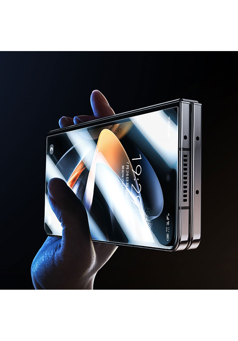 Benks Galaxy Z Fold 5 Combo İkili Set (Corning Ekran Koruyucu + Kamera Lens Koruyucu)