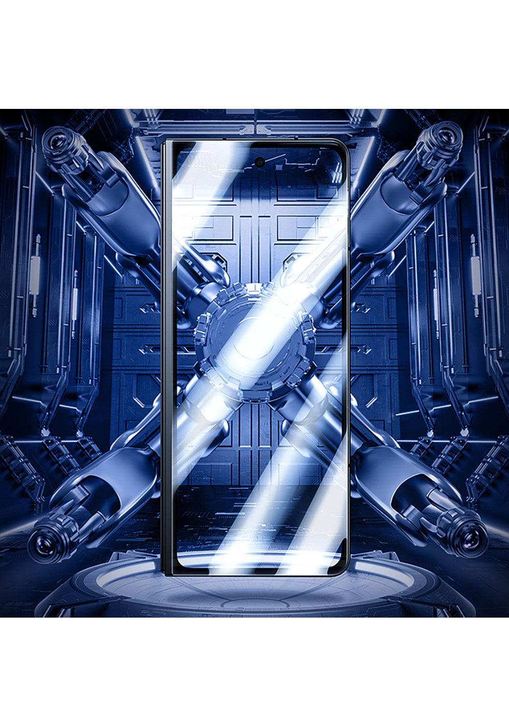 Benks Galaxy Z Fold 5 Combo İkili Set (Corning Ekran Koruyucu + Kamera Lens Koruyucu)