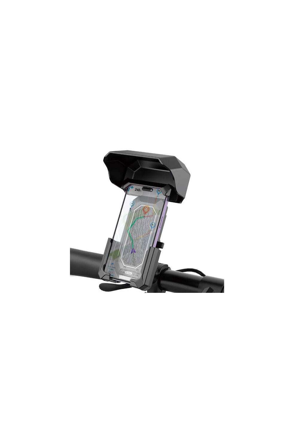 Go Des GD-HD906 Sarsıntı Önleyici Anti-UV Su Geçirmez Bisiklet ve Motosiklet Telefon Tutucu