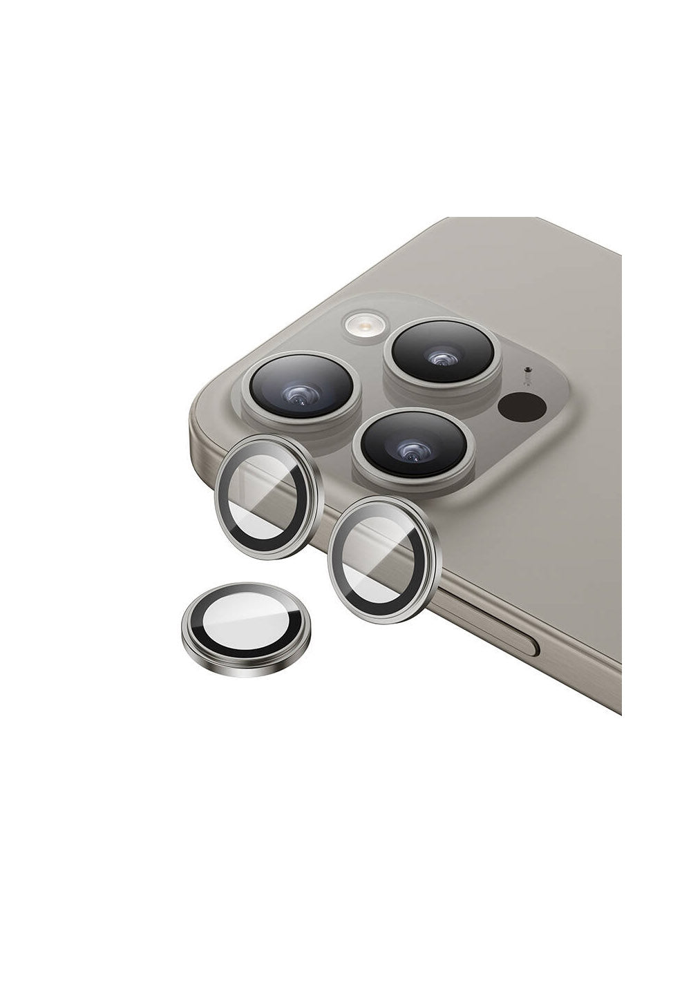 Benks iPhone 15 Pro Max King Kong Corning Kamera Lens Koruyucu