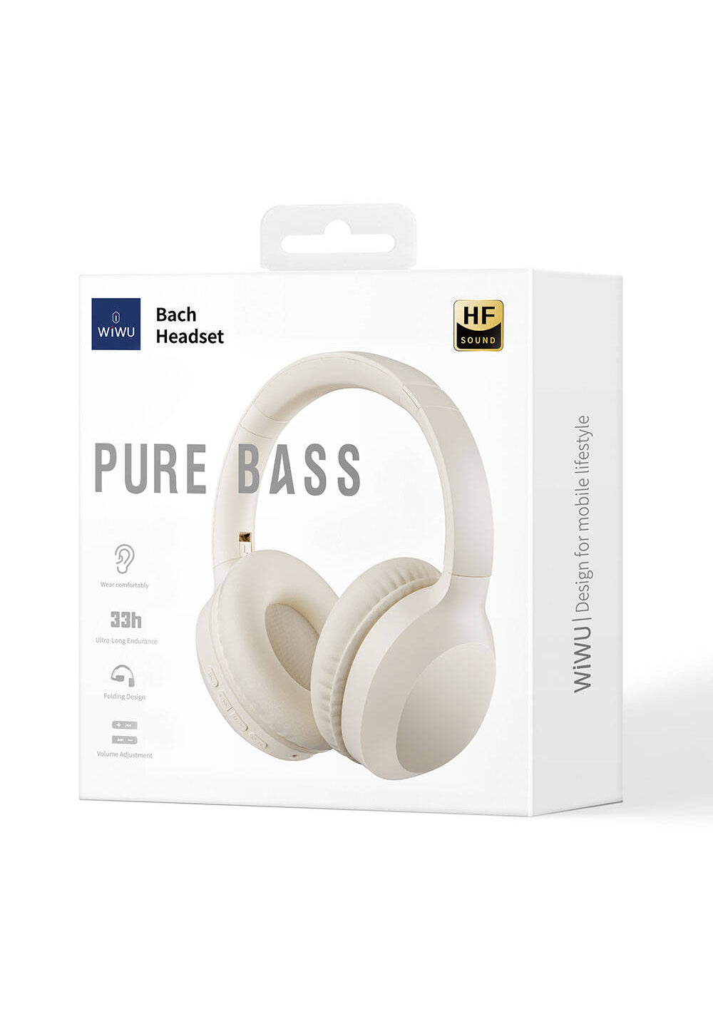 Wiwu TD-01 Bach Katlanabilir Kulak Üstü Bluetooth Kulaklık