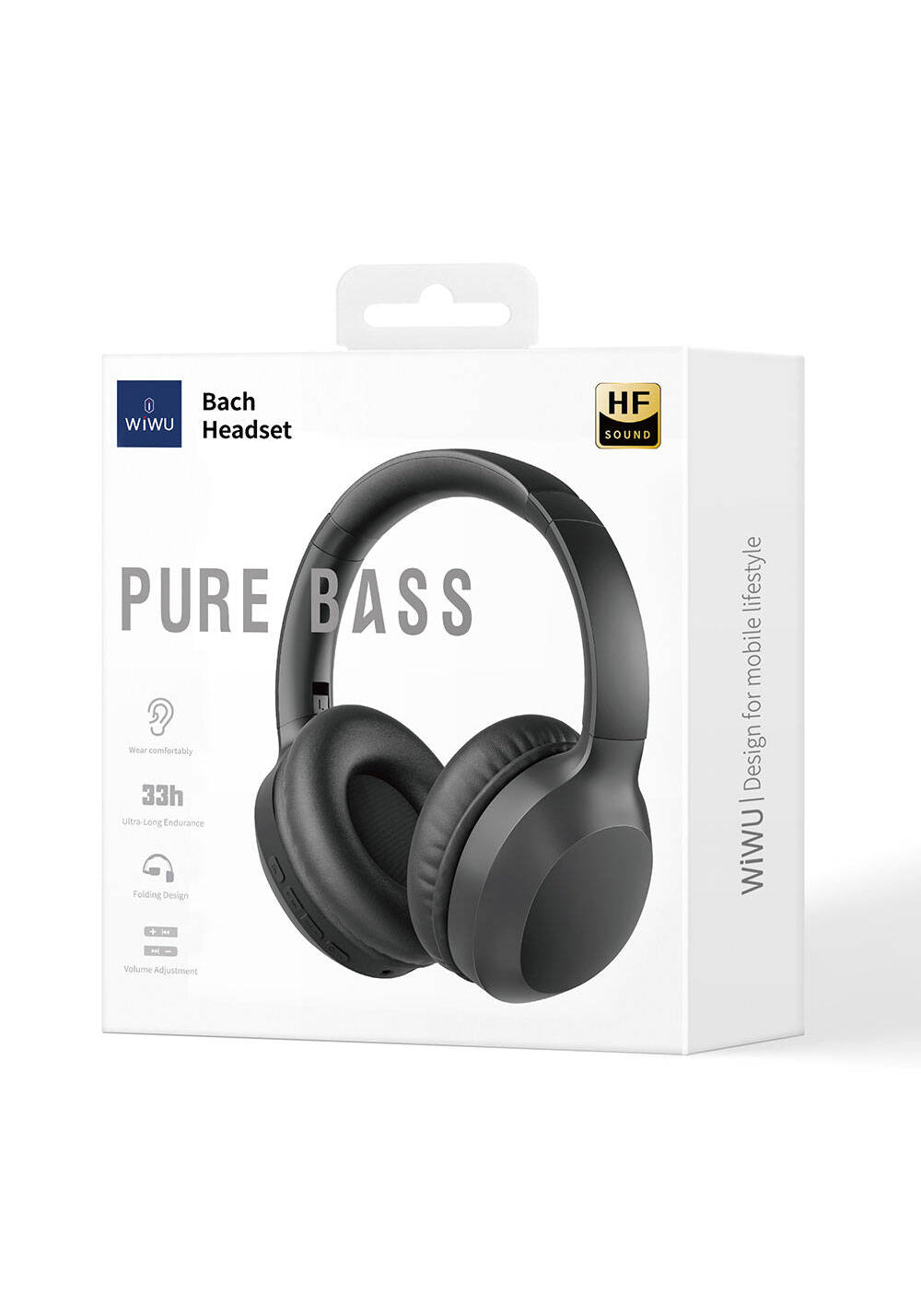 Wiwu TD-01 Bach Katlanabilir Kulak Üstü Bluetooth Kulaklık