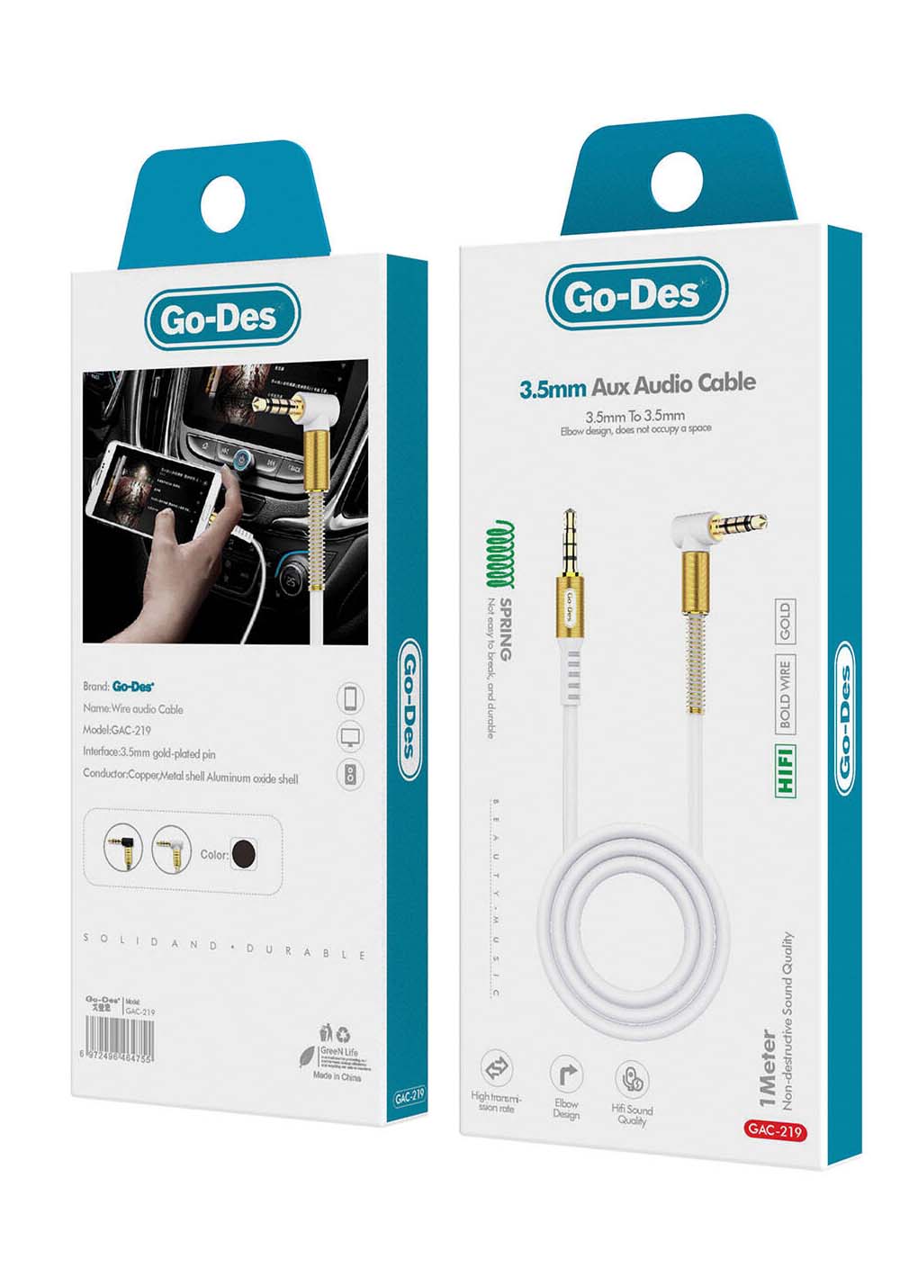 Go Des GAC-219 Aux Audio Kablo