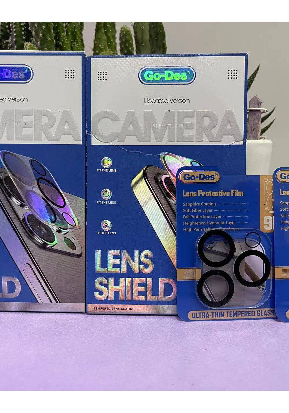 Go Des iPhone 14 Plus Lens Shield CL-14 Kamera Lens Koruyucu