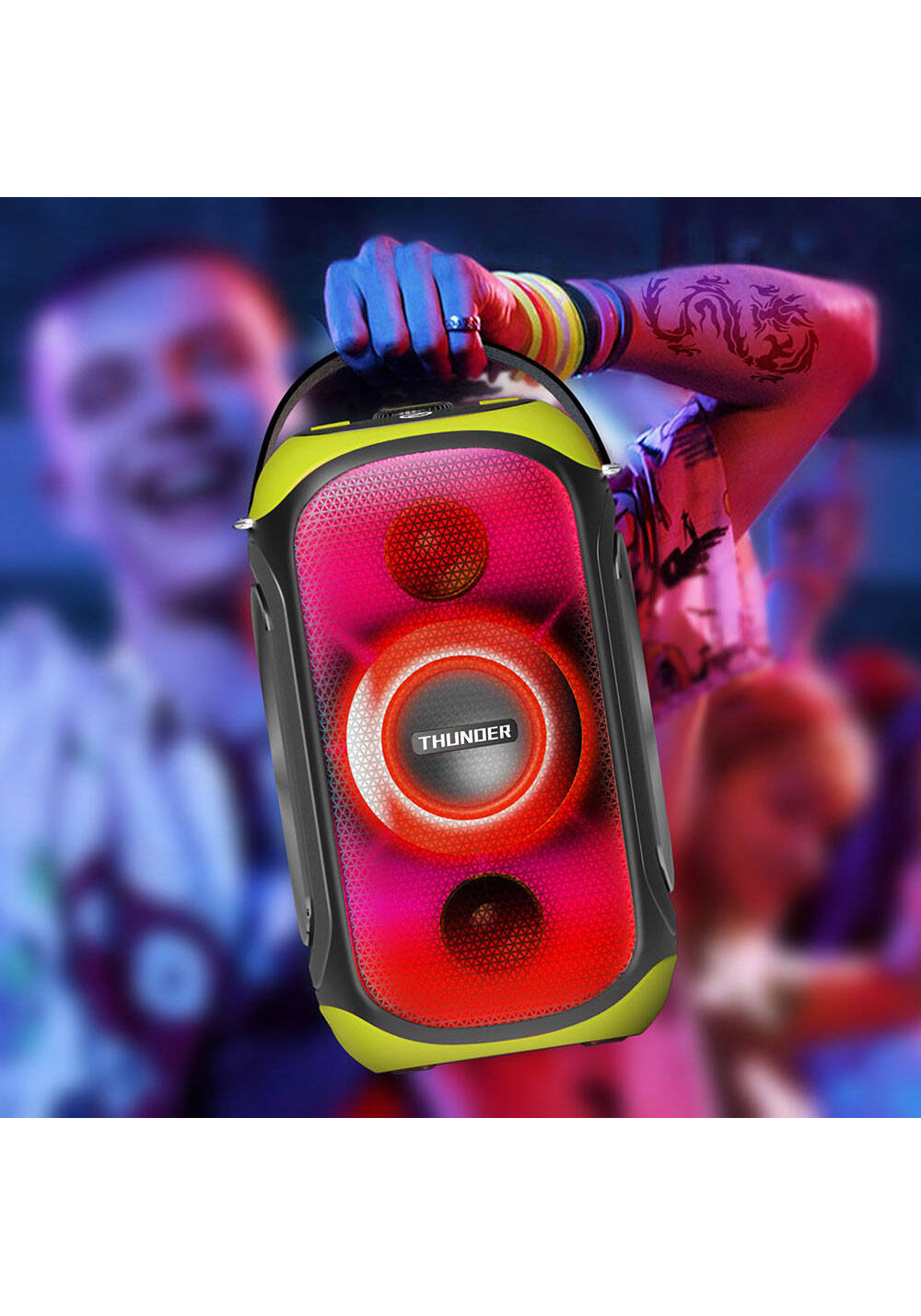 Wiwu P20 Thunder Bluetooth Hoparlör ve Karaoke Bluetooth Mikrofon