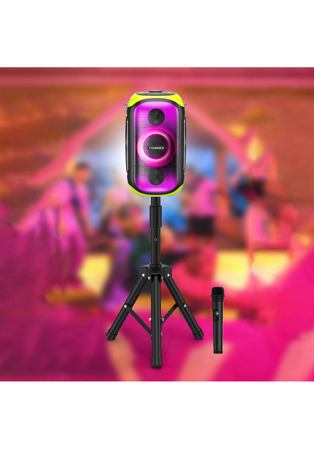 Wiwu P20 Thunder Bluetooth Hoparlör ve Karaoke Bluetooth Mikrofon