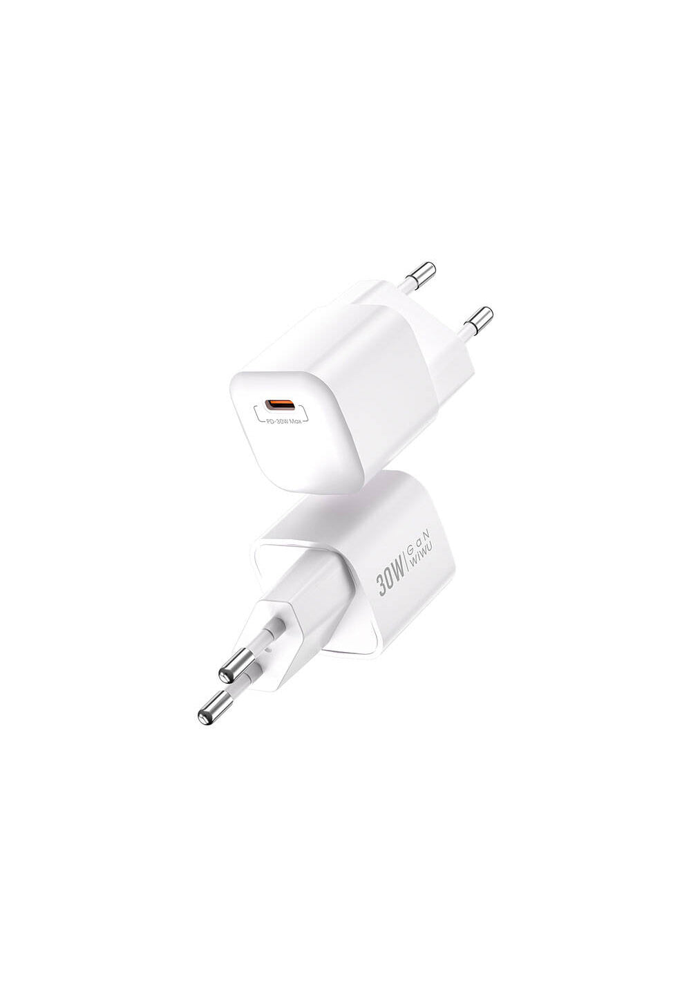 Wiwu Wi-U006 GaN Tech PD Hızlı Şarj Özellikli Seyahat Şarj Başlığı 30W