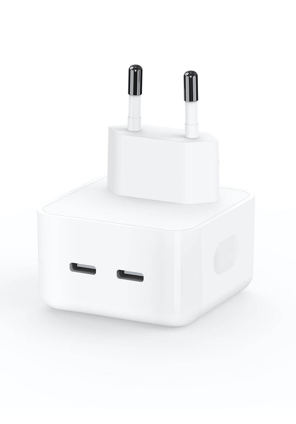 Wiwu Wi-U010 Comet Serisi Dual Type-C Hızlı Şarj Özellikli Seyahat Şarj Başlığı 35W