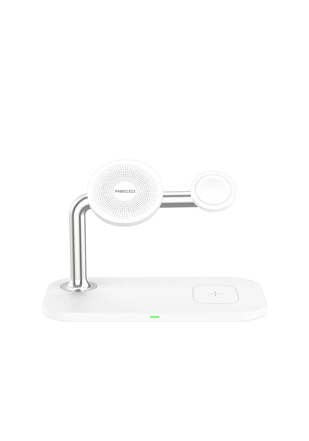 Recci RCW-20 Prestige Serisi 3in1 M-safe 15W Hızlı Şarj Özellikli Magnetik Kablosuz Şarj Standı