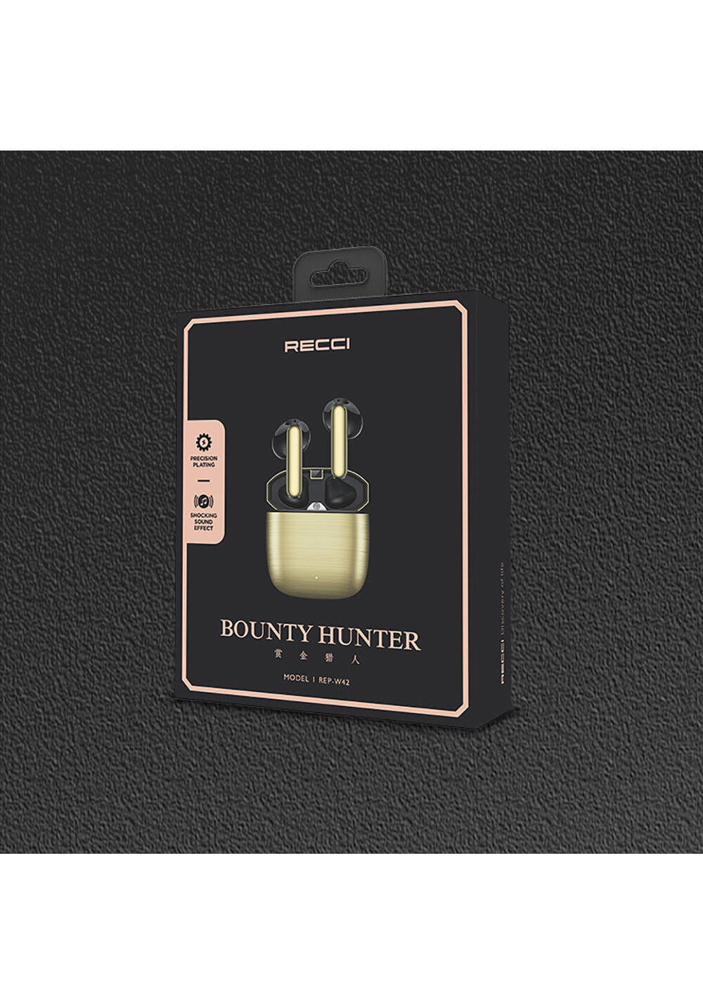 Recci REP-W42 Bounty Hunter Serisi TWS Kulak İçi Bluetooth v5.2 Kulaklık