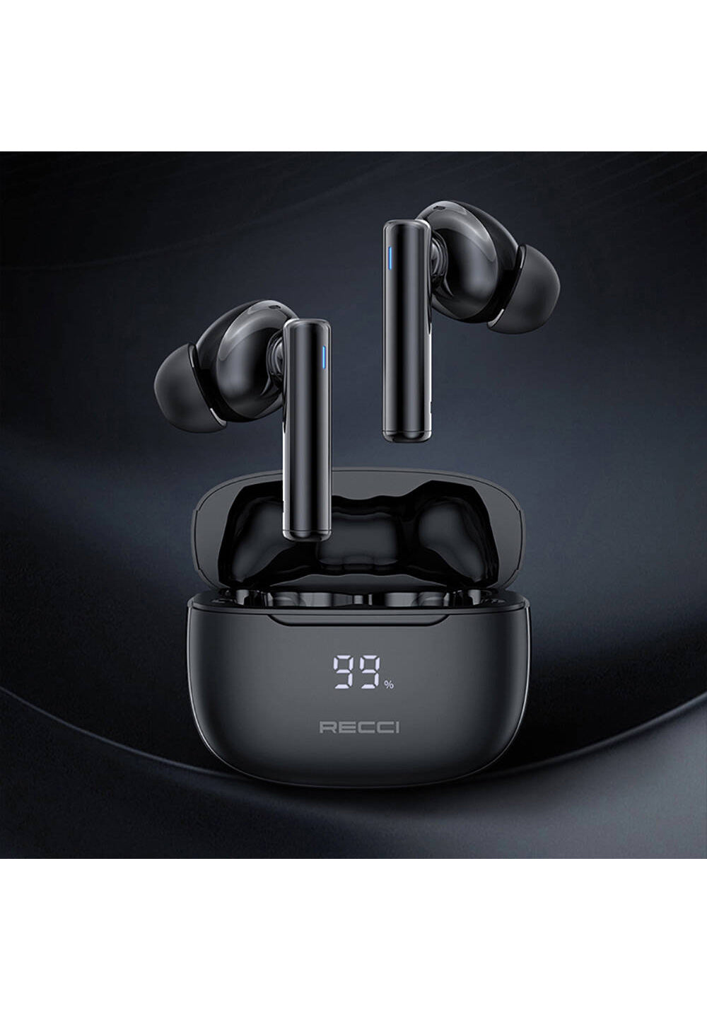 Recci REP-W77 Warrior Serisi ANC Özellikli TWS Kulak İçi Bluetooth v5.3 Kulaklık
