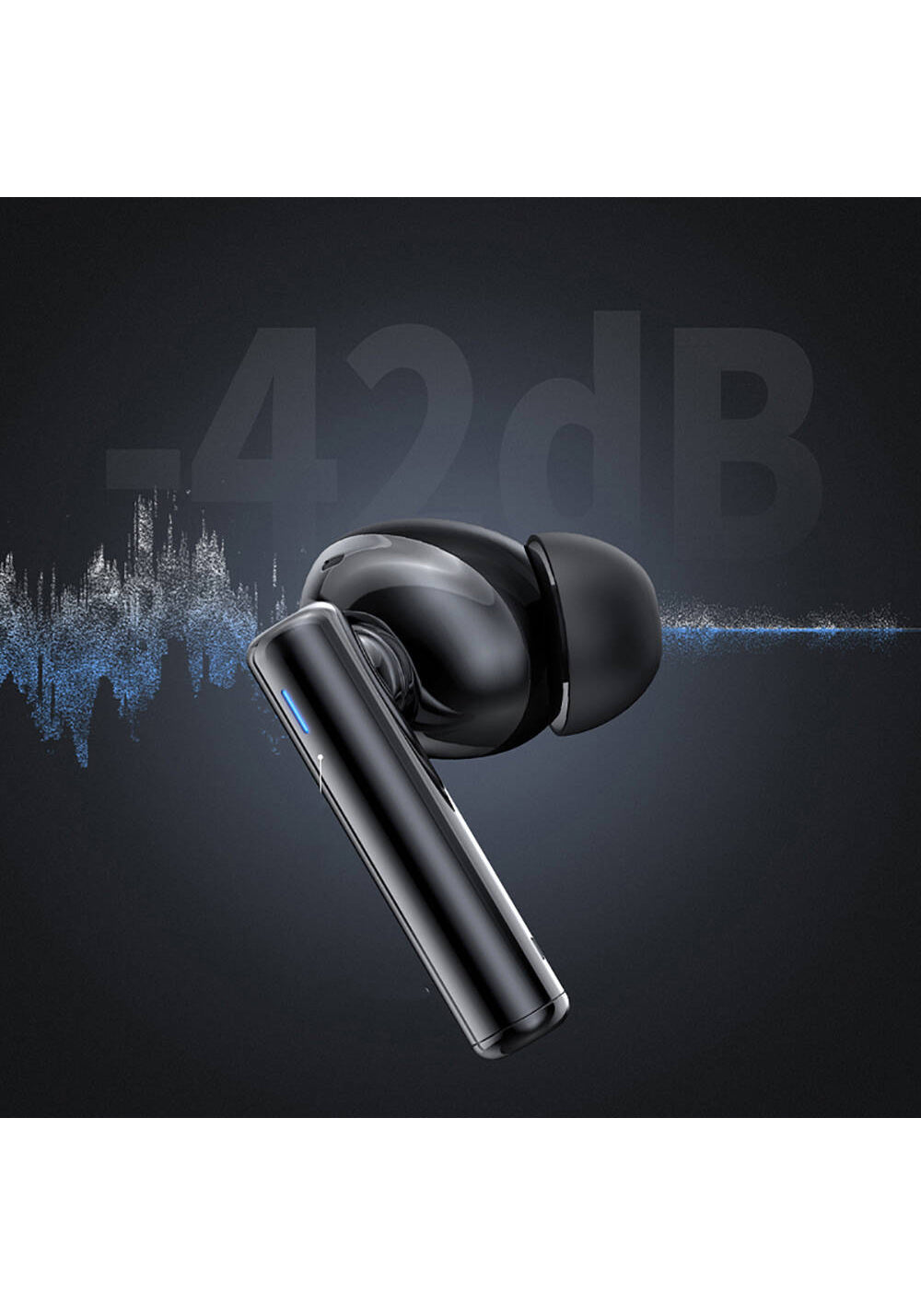 Recci REP-W77 Warrior Serisi ANC Özellikli TWS Kulak İçi Bluetooth v5.3 Kulaklık