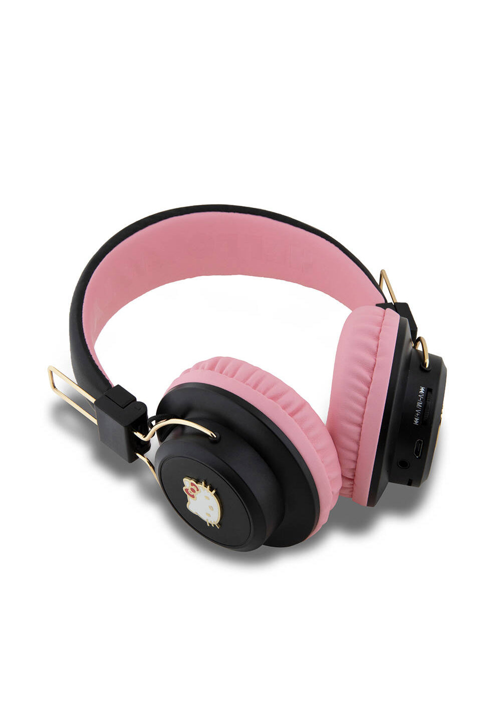 Hello Kitty Orijinal Lisanslı Ayarlanabilir Metal Kitty Logolu Yuvarlak Bluetooth 5.3 Kulaklık