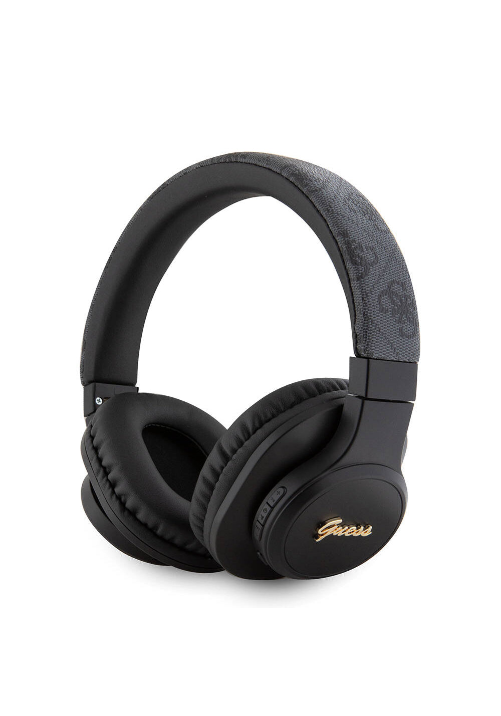 Guess Orijinal Lisanslı PU 4G Desenli Metal Yazı Logolu Tone On Tone Kulak Üstü Bluetooth Kulaklık