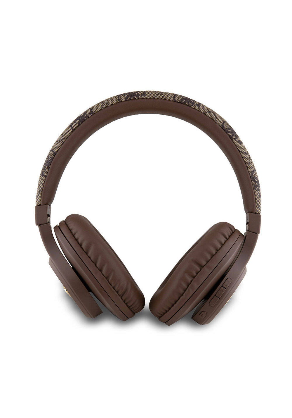 Guess Orijinal Lisanslı PU 4G Desenli Metal Yazı Logolu Tone On Tone Kulak Üstü Bluetooth Kulaklık