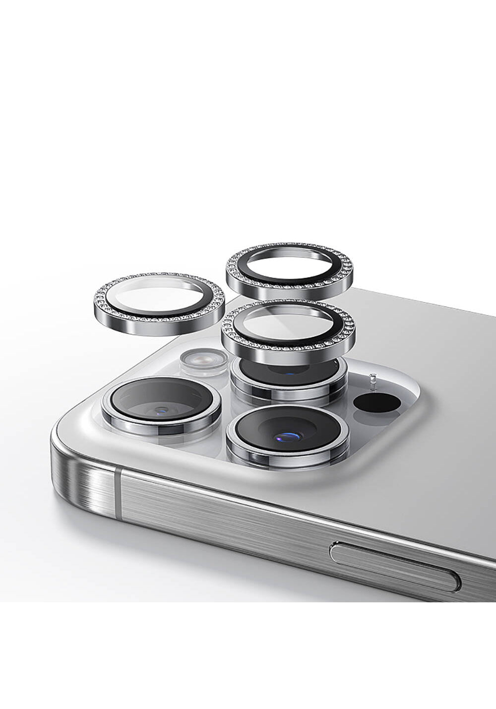 Apple iPhone 15 Pro Max Casebang Gem Kamera Lens Koruyucu